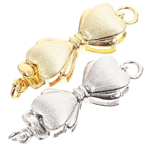 GLSTOY Edle Halsketten-Armbandverschlüsse aus Metall für Halsketten Verbindungsverschluss 2 Stück GLSTOY Edle Halsketten-Armbandverschlüsse aus Metall für Halsketten Verbindungsverschluss 2 Stück von GLSTOY