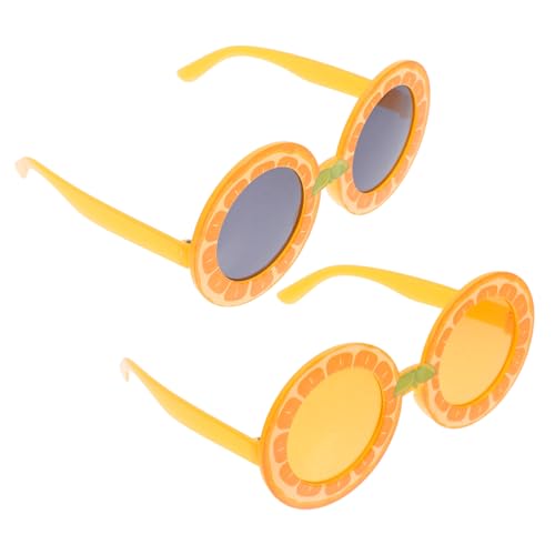 GLSTOY 2 Stück Lustige Partybrille mit Zitronen und Orangenmotiv Kreative Strandparty Deko Leichte Wiederverwendbare Frucht Sonnenbrillen für Tropische Luau Feiern und Spaß GLSTOY 2 Stück Lustige Partybrille mit Zitronen und Orangenmotiv Kreative Strandparty Deko Leichte Wiederverwendbare Frucht Sonnenbrillen für Tropische Luau Feiern und Spaß von GLSTOY