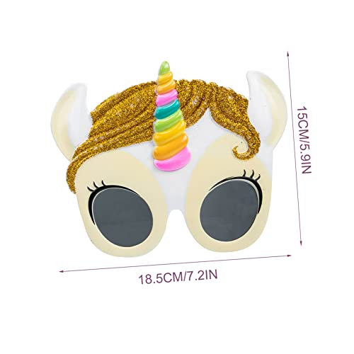 GLSTOY 2 Stück Teiliges Einhorn Partybrillen Bunte Cartoon Brillen Lustige Brillen für Erwachsene und Geburtstag Karneval Festival Zubehör GLSTOY 2 Stück Teiliges Einhorn Partybrillen Bunte Cartoon Brillen Lustige Brillen für Erwachsene und Geburtstag Karneval Festival Zubehör von GLSTOY