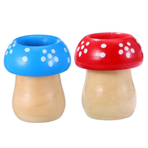 GLSTOY 2 Stück Teiliges mit Kleinem Pilzdesign Rotierendes Kinderfreundliches Partyspielzeug Mitgebsel für Kindergeburtstag und Partyspaß Zufällige Farbe Zufällige Farbe von GLSTOY