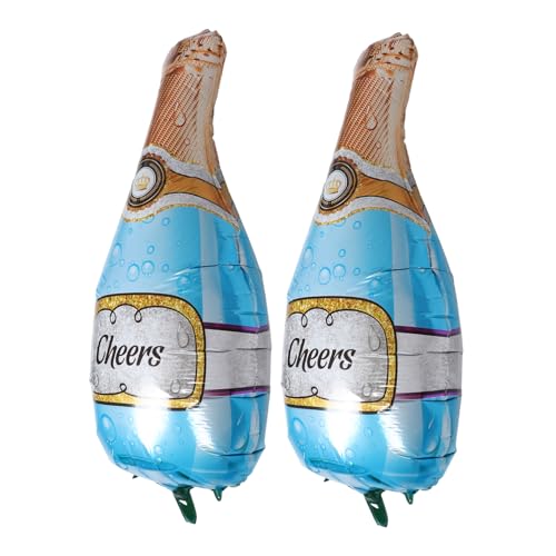 GLSTOY 2 Stück Weinflasche Folienballons Geburtstagsdeko für Wiederverwendbare Aluminiumfolie Partydekoration für Geburtstagsfeiern und Anlässe GLSTOY 2 Stück Weinflasche Folienballons Geburtstagsdeko für Wiederverwendbare Aluminiumfolie Partydekoration für Geburtstagsfeiern und Anlässe von GLSTOY