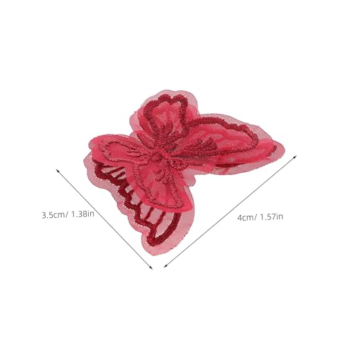 GLSTOY 20 Stück Stickerei Spitzen Schmetterling Applikationen Filigrane Bestickte Aufnäher für Diy Basteln Brautkleider Haaraccessoires Frühlings und Sommermode GLSTOY 20 Stück Stickerei Spitzen Schmetterling Applikationen Filigrane Bestickte Aufnäher für Diy Basteln Brautkleider Haaraccessoires Frühlings und Sommermode von GLSTOY