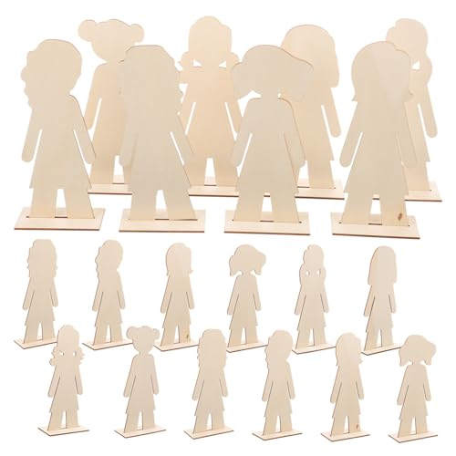 GLSTOY 20 Stück Teiliges Bunter Holzfiguren zum Basteln Unbehandelte Holzstücke aus Naturholz DIY Anhänger Bemalbare Holzdekorationen für Kreative Kinderhandwerke und Wohnaccessoires GLSTOY 20 Stück Teiliges Bunter Holzfiguren zum Basteln Unbehandelte Holzstücke aus Naturholz DIY Anhänger Bemalbare Holzdekorationen für Kreative Kinderhandwerke und Wohnaccessoires von GLSTOY