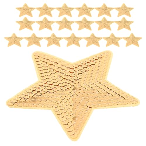 GLSTOY 20 Stück Teiliges Pailletten Stern Aufbügler Glitzernde Fünf Zackige Stern Applikationen für Kleidung Hüte Rucksäcke Langlebige Diy Dekoration Reparatur Textil Zubehör GLSTOY 20 Stück Teiliges Pailletten Stern Aufbügler Glitzernde Fünf Zackige Stern Applikationen für Kleidung Hüte Rucksäcke Langlebige Diy Dekoration Reparatur Textil Zubehör von GLSTOY