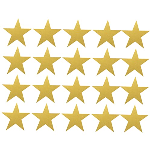 GLSTOY 20 Stück Teiliges Papier Sternen Goldene Fünfzackige Papierschnitte Klassenzimmer Dekoration Blackboard Diy Bastelprojekt Grußkarten Zubehör GLSTOY 20 Stück Teiliges Papier Sternen Goldene Fünfzackige Papierschnitte Klassenzimmer Dekoration Blackboard Diy Bastelprojekt Grußkarten Zubehör von GLSTOY
