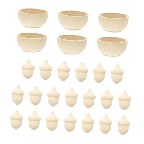 GLSTOY 20 Stück Teiliges Set Unbehandelte Holz Eicheln mit Holzschalen zum Sortieren und Zählen für Leicht Langlebig und Sicher für DIY Dekoration und Lernspielzeug GLSTOY 20 Stück Teiliges Set Unbehandelte Holz Eicheln mit Holzschalen zum Sortieren und Zählen für Leicht Langlebig und Sicher für DIY Dekoration und Lernspielzeug von GLSTOY