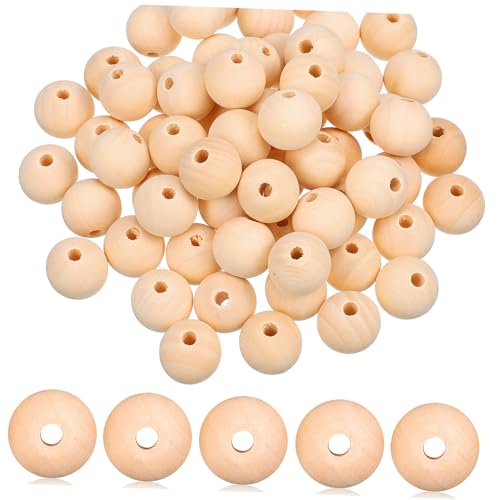 GLSTOY 200 Stück Holzperlen mit Natürliche Runde Bastelperlen zum Auffädeln DIY Schmuck und Dekorationsperlen Glatte Oberfläche für Einfache Handhabung GLSTOY 200 Stück Holzperlen mit Natürliche Runde Bastelperlen zum Auffädeln DIY Schmuck und Dekorationsperlen Glatte Oberfläche für Einfache Handhabung von GLSTOY