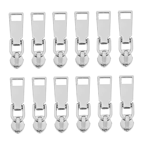 GLSTOY 20stücke Zinklegierung Reißverschluss Zipper Pulls Zubehör Für Handtaschen Rucksäcke Und Kleidung Langlebige Ersatzteile Glänzendem Silber von GLSTOY