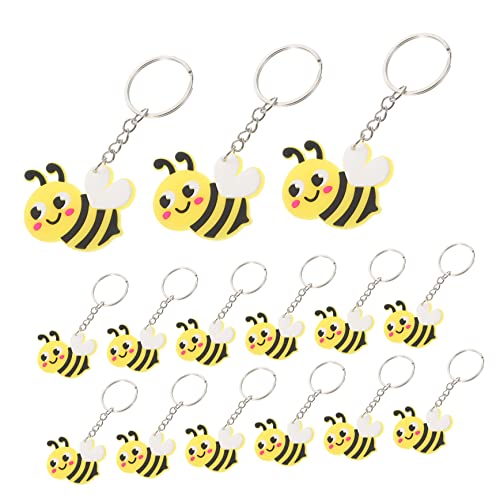 GLSTOY 24 Stück Bienen Schlüsselanhänger, Taschenanhänger, Cartoon Biene, Metall Schlüsselanhänger, Rucksack Schlüsselanhänger, Schlüsselanhänger, Cartoon Bienen Schlüsselringe, GLSTOY 24 Stück Bienen Schlüsselanhänger, Taschenanhänger, Cartoon Biene, Metall Schlüsselanhänger, Rucksack Schlüsselanhänger, Schlüsselanhänger, Cartoon Bienen Schlüsselringe, von GLSTOY