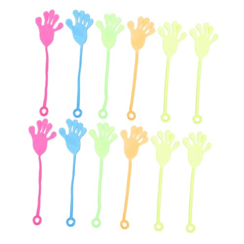 GLSTOY 28 Stück Klebrige Handspielzeug Sensorisch Klebrig Hände Für Kinderspielzeug Massenspielzeug Klebrige Finger Fingerspielzeug Kinderspielzeug Weiches Gummi von GLSTOY