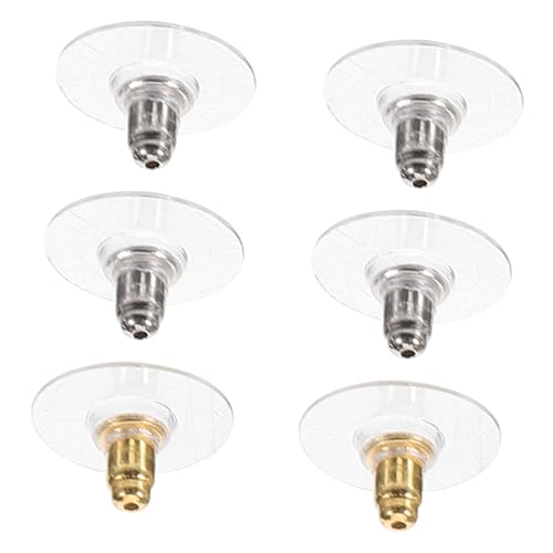 GLSTOY 3 Paare Ohrstecker Stopper Ohrring Verschluss Ohrringrücken für Durchbohrte Ohrringe Langlebig Leicht Vielseitig für Creolen und Hänger Geeignet GLSTOY 3 Paare Ohrstecker Stopper Ohrring Verschluss Ohrringrücken für Durchbohrte Ohrringe Langlebig Leicht Vielseitig für Creolen und Hänger Geeignet von GLSTOY
