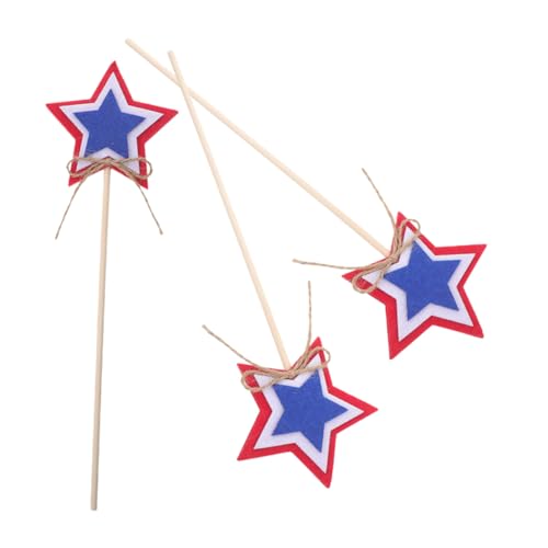 GLSTOY 3 Teiliger Feenstab Für Partys, Feiern, Feenstäbe Für Cosplay, Sternförmige Feenstäbe, Glänzender Feenstab, Cosplay Gastgeschenke, Sternförmiger Feenstab, Feenstab Für von GLSTOY