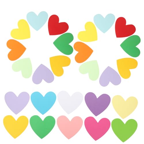 GLSTOY 30 Stück Teiliges Bunte Herz Papierausschnitte Farbenfrohe DIY Dekorationen für Pinnwand Scrapbooking Klassenzimmer Kinderzimmer Vielseitige Papierherzen für GLSTOY 30 Stück Teiliges Bunte Herz Papierausschnitte Farbenfrohe DIY Dekorationen für Pinnwand Scrapbooking Klassenzimmer Kinderzimmer Vielseitige Papierherzen für von GLSTOY