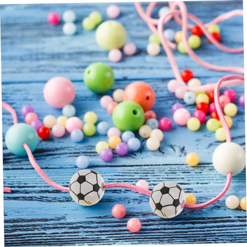 GLSTOY 30 Stück Teiliges Holzperlen Sportmotive Fußball Volleyball Tennis Basketball Baseball DIY Schmuckperlen Langlebig Vielseitig für Armband Halskette Freundschaftsschmuck GLSTOY 30 Stück Teiliges Holzperlen Sportmotive Fußball Volleyball Tennis Basketball Baseball DIY Schmuckperlen Langlebig Vielseitig für Armband Halskette Freundschaftsschmuck von GLSTOY