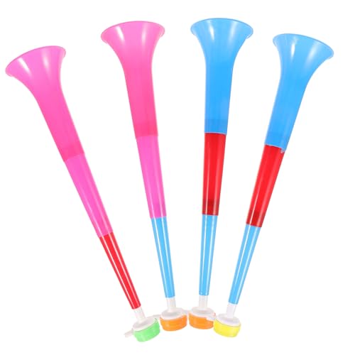 GLSTOY 4 Stück Horn Trompetenspielzeug, Tragbares Stadionhorn, Jubelspielzeug, Kleinkinder, Hornspielzeug, Kinder, Kunststoffhorn, Jubelhorn, Versammlung, Kindertrompete, Horn Für GLSTOY 4 Stück Horn Trompetenspielzeug, Tragbares Stadionhorn, Jubelspielzeug, Kleinkinder, Hornspielzeug, Kinder, Kunststoffhorn, Jubelhorn, Versammlung, Kindertrompete, Horn Für von GLSTOY