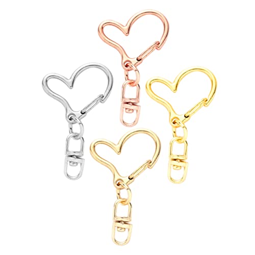 GLSTOY 40 Stück Liebes Schlüsselanhänger, Herzschnalle Für Schlüsselanhänger, Herzförmige Schlüsselanhänger Clips, Herzform, Schlüsselanhänger Clip, Herz Karabiner, Schlüsselanhänger, von GLSTOY