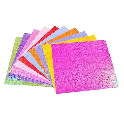 GLSTOY 400 Stück Glänzendes Faltpapier Perlglanzpapier Satz Für Basteln Diy-bastelpapier GLSTOY 400 Stück Glänzendes Faltpapier Perlglanzpapier Satz Für Basteln Diy-bastelpapier von GLSTOY