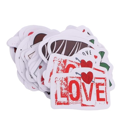 GLSTOY 46 Stück Scrapbook Aufkleber Valentinstag Süße Selbstklebende Herzen Sticker Liebe Tagebücher Alben Romantisch Party Zuhause Dekorieren GLSTOY 46 Stück Scrapbook Aufkleber Valentinstag Süße Selbstklebende Herzen Sticker Liebe Tagebücher Alben Romantisch Party Zuhause Dekorieren von GLSTOY