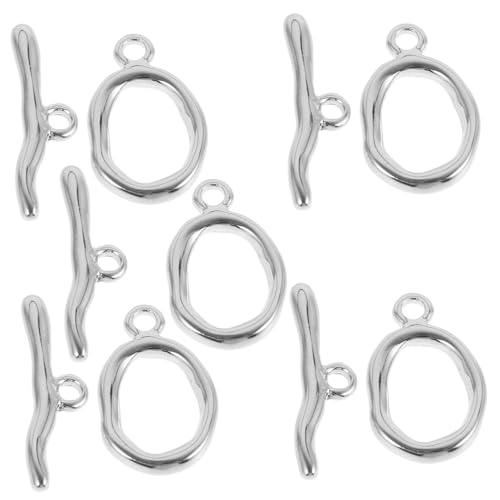 GLSTOY 5 Sätze DIY Kupfer Ot Verschlüsse Vergoldete Schmuckverschlüsse Neuartige Verbindungselemente für Schmuckherstellung Silber für Armbänder und Fußkettchen GLSTOY 5 Sätze DIY Kupfer Ot Verschlüsse Vergoldete Schmuckverschlüsse Neuartige Verbindungselemente für Schmuckherstellung Silber für Armbänder und Fußkettchen von GLSTOY