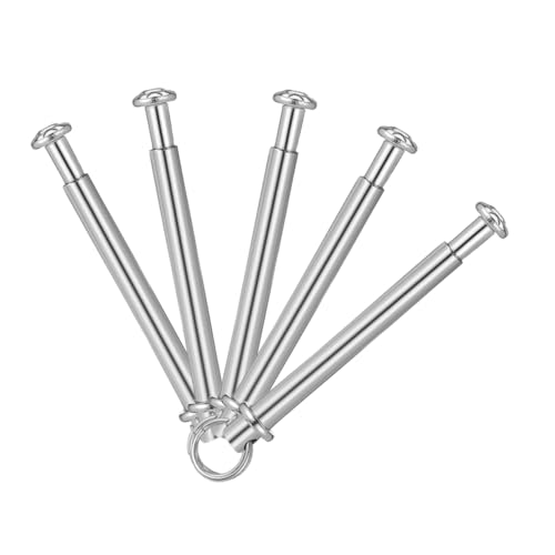GLSTOY 5 Sätze Faltfächer Reparaturset Teiliges Kit mit Edelstahlwelle Nieten und Muttern für Handventilatoren Installieren und Langlebig für DIY Projekte GLSTOY 5 Sätze Faltfächer Reparaturset Teiliges Kit mit Edelstahlwelle Nieten und Muttern für Handventilatoren Installieren und Langlebig für DIY Projekte von GLSTOY