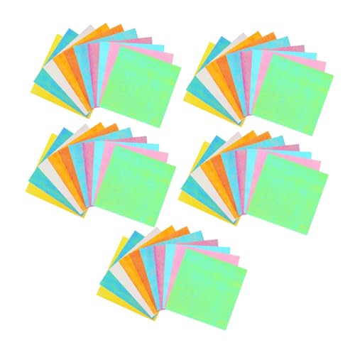 GLSTOY 50 Stück Irisierendes Faltpapier Farben Glänzendes Bastelpapier für Origami DIY Handarbeit Schulprojekte und Dekoration Umweltfreundlich und Vielseitig Einsetzbar GLSTOY 50 Stück Irisierendes Faltpapier Farben Glänzendes Bastelpapier für Origami DIY Handarbeit Schulprojekte und Dekoration Umweltfreundlich und Vielseitig Einsetzbar von GLSTOY