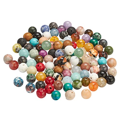 GLSTOY 50 Stück Kristallperlen, Perlen Zur Armbandherstellung, Abstandsperlen Für Die Schmuckherstellung, Schmuckbastelperlen, Schmuckperlen Zur Herstellung Von Schmuck, Armbändern, DIY von GLSTOY