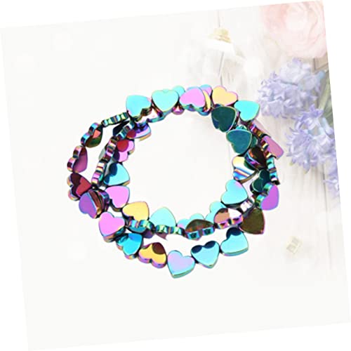GLSTOY 50 Stück Teiliges Bunte Hohle Herzform Schmuckperlen aus Natürlichem Hämatit für DIY Armbänder Halsketten Kreative Bastelarbeiten und Schmuckherstellung GLSTOY 50 Stück Teiliges Bunte Hohle Herzform Schmuckperlen aus Natürlichem Hämatit für DIY Armbänder Halsketten Kreative Bastelarbeiten und Schmuckherstellung von GLSTOY