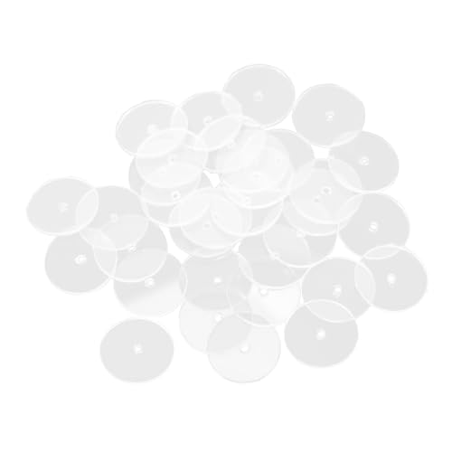 GLSTOY 50Stücke Ohrring Verschlüsse Langlebige Kunststoff Ohrring Stützflicken Vielseitige DIY Accessoires für Schmuck Designs und Projekte von GLSTOY