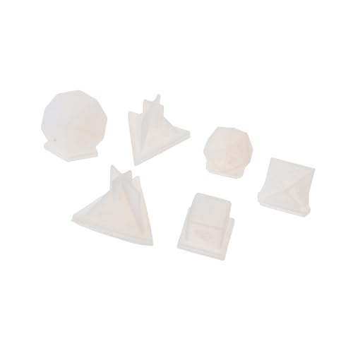 GLSTOY 6 Stück DIY Silikonwürfelformen für Epoxidharz Langlebige Sichere Gießformen für Polyedrische Spielwürfel Basteln mit Farbigem Zubehör für Würfelherstellung GLSTOY 6 Stück DIY Silikonwürfelformen für Epoxidharz Langlebige Sichere Gießformen für Polyedrische Spielwürfel Basteln mit Farbigem Zubehör für Würfelherstellung von GLSTOY