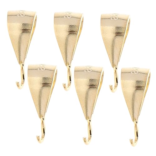 GLSTOY 6 Stück Teiliges Sterling Silber Quetschbänder für Schmuckherstellung Anhänger Schlaufen Langlebige DIY Halsketten Verschlüsse für Damen Schmuck Zubehör GLSTOY 6 Stück Teiliges Sterling Silber Quetschbänder für Schmuckherstellung Anhänger Schlaufen Langlebige DIY Halsketten Verschlüsse für Damen Schmuck Zubehör von GLSTOY