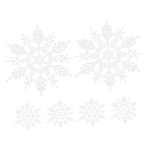 GLSTOY 6 Stück Weihnachtsbaum Zum Aufhängen, Weihnachtsdekoration Mit Schneeflocke, Weihnachtsszenen Layout, Weihnachtsbaum Schneeflocken Anhänger, Hängende Ornamente, GLSTOY 6 Stück Weihnachtsbaum Zum Aufhängen, Weihnachtsdekoration Mit Schneeflocke, Weihnachtsszenen Layout, Weihnachtsbaum Schneeflocken Anhänger, Hängende Ornamente, von GLSTOY