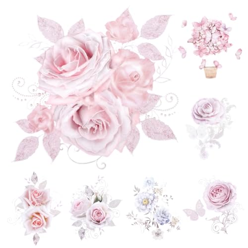 GLSTOY 7 Bögen Blumen Wärmeübertragungsaufkleber, Kleidung, DIY Filme, Aufkleber Für Hemden, Wärmeübertragungsaufkleber, Bügelbilder Für T Shirts, Aufkleber Für Kleidung, Bügelbilder GLSTOY 7 Bögen Blumen Wärmeübertragungsaufkleber, Kleidung, DIY Filme, Aufkleber Für Hemden, Wärmeübertragungsaufkleber, Bügelbilder Für T Shirts, Aufkleber Für Kleidung, Bügelbilder von GLSTOY