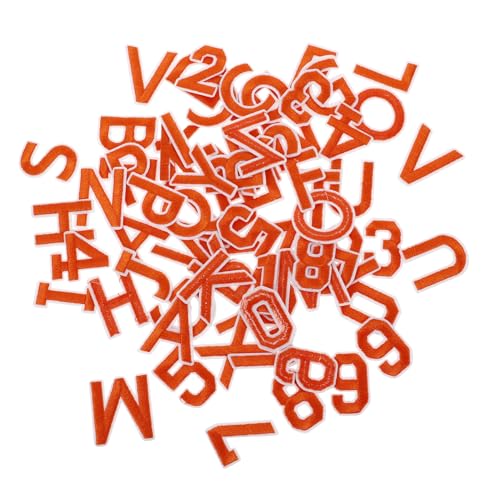 GLSTOY 72 Stück Buchstaben-flicken Zum Aufbügeln, A-z, Reparaturflicken, Applikation, Nummer 0–9, Nähen, Kleidung, Abzeichen Für Hemden, Jacken, Hüte, Jeans, Schuhe, Taschen, Orange GLSTOY 72 Stück Buchstaben-flicken Zum Aufbügeln, A-z, Reparaturflicken, Applikation, Nummer 0–9, Nähen, Kleidung, Abzeichen Für Hemden, Jacken, Hüte, Jeans, Schuhe, Taschen, Orange von GLSTOY