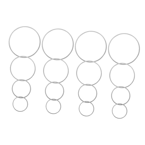 GLSTOY 80 Stück Teiliges DIY Ohrring Rundring aus Kupfer in Beading Hoops für Schmuckherstellung Creolen für Individuelle Ohrringe und Anhänger Bastelaccessoires GLSTOY 80 Stück Teiliges DIY Ohrring Rundring aus Kupfer in Beading Hoops für Schmuckherstellung Creolen für Individuelle Ohrringe und Anhänger Bastelaccessoires von GLSTOY