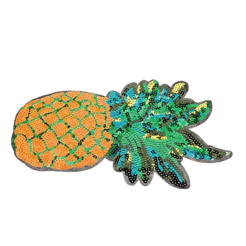 GLSTOY Bestickter Pailletten Aufnäher Ananas Form Widerstandsfähiger Dekorativer Näh Patch für DIY Kleidung Reparatur und Verschönerung für Jacken Hüte und Rucksäcke GLSTOY Bestickter Pailletten Aufnäher Ananas Form Widerstandsfähiger Dekorativer Näh Patch für DIY Kleidung Reparatur und Verschönerung für Jacken Hüte und Rucksäcke von GLSTOY