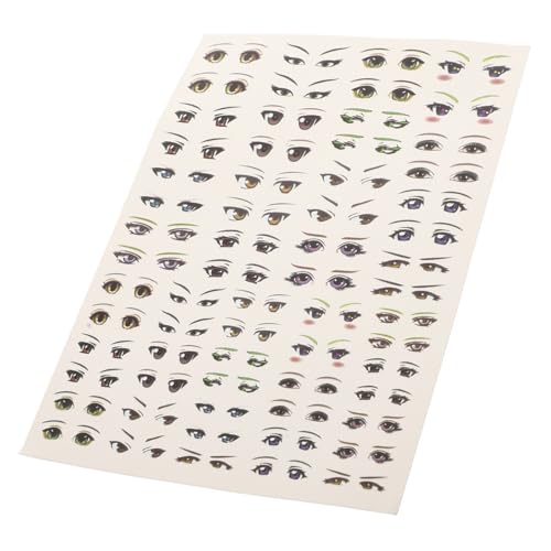 GLSTOY Cartoon Augen Aufkleber Selbstklebend Bogen Bunte DIY Sticker für Figuren Puppen und Bastelprojekte Sichere Papiermaterialien Vielfältige Designs für Clay und Animationspuppen GLSTOY Cartoon Augen Aufkleber Selbstklebend Bogen Bunte DIY Sticker für Figuren Puppen und Bastelprojekte Sichere Papiermaterialien Vielfältige Designs für Clay und Animationspuppen von GLSTOY