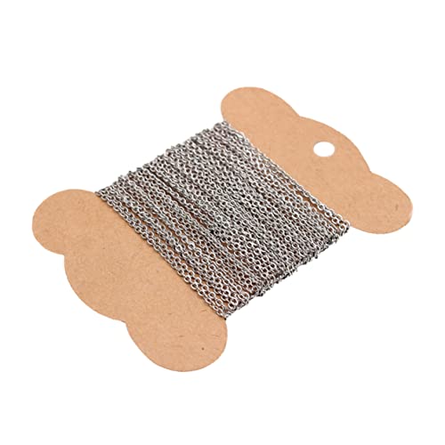 GLSTOY DIY Kette für Schmuckherstellung Glänzende Quetschperlen Zubehör für Armbänder und Bastelprojekte Langlebige Kette für Gestalten GLSTOY DIY Kette für Schmuckherstellung Glänzende Quetschperlen Zubehör für Armbänder und Bastelprojekte Langlebige Kette für Gestalten von GLSTOY