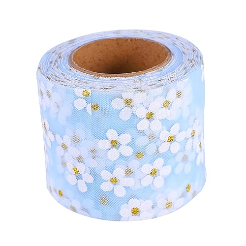 GLSTOY DIY Netzband mit Kleinen Pflaumenblüten Himmelblau Yards Handgefertigtes Dekoband für Haarschmuck Kleidung und Bastelprojekte Leicht und Langlebig GLSTOY DIY Netzband mit Kleinen Pflaumenblüten Himmelblau Yards Handgefertigtes Dekoband für Haarschmuck Kleidung und Bastelprojekte Leicht und Langlebig von GLSTOY