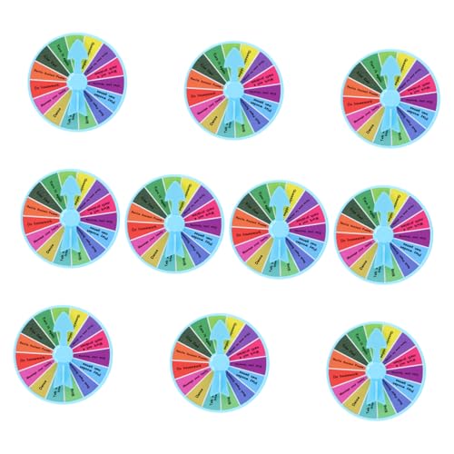 GLSTOY Drehspielrad Trinkspiel Mini-preisrad Aus Kunststoff Für Familienfeiern Partys Und Lernspiele GLSTOY Drehspielrad Trinkspiel Mini-preisrad Aus Kunststoff Für Familienfeiern Partys Und Lernspiele von GLSTOY