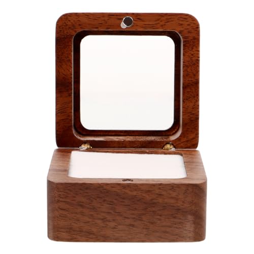 GLSTOY Holz Ring Box Für Verlobungsringe Kleine Schmuckschatulle Mit Deckel Hochzeitsring Halter Für Verlobung Hochzeit Und Schmuckaufbewahrung GLSTOY Holz Ring Box Für Verlobungsringe Kleine Schmuckschatulle Mit Deckel Hochzeitsring Halter Für Verlobung Hochzeit Und Schmuckaufbewahrung von GLSTOY