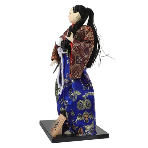 GLSTOY Samurai Doll Ornament Traditionelle Japanische Figur Für Schreibtisch-Dekoration Im Japanischen Stil Handgefertigte Samurai-Puppe Für Asiatische Wohnkultur GLSTOY Samurai Doll Ornament Traditionelle Japanische Figur Für Schreibtisch-Dekoration Im Japanischen Stil Handgefertigte Samurai-Puppe Für Asiatische Wohnkultur von GLSTOY