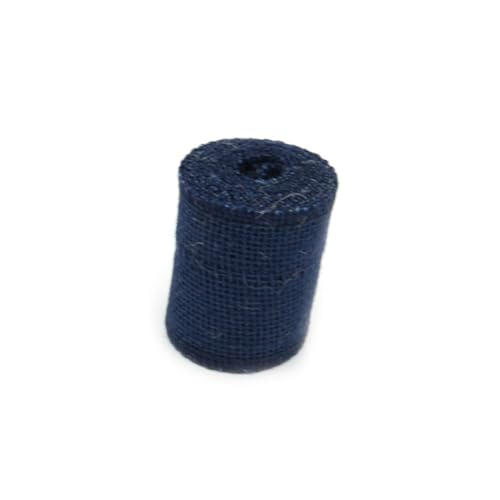 GLSTOY Juteband Rolle Dunkelblau Jute Sackleinenband für Weihnachtsdekoration Basteln Geschenkband Schleifen Kränze Naturmaterial von GLSTOY