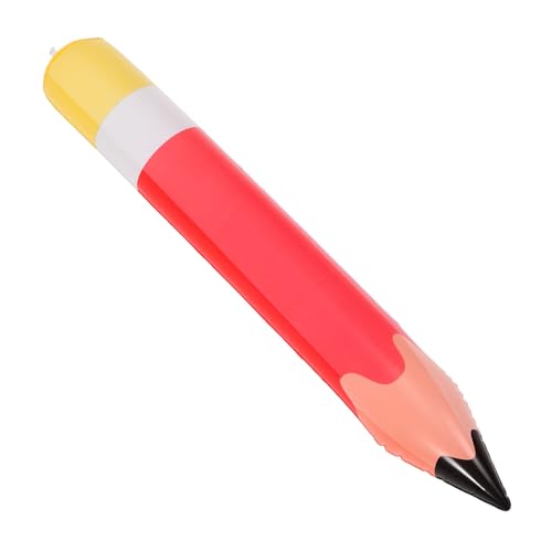 GLSTOY PVC Riesen Bleistift Luftballon Aufblasbar Blowing Up Pencil Balloon Party Deko für Schule Klassenzimmer Indoor Outdoor von GLSTOY