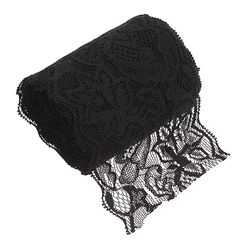 GLSTOY Schwarzes Elastisches Spitzenband DIY Bekleidungszubehör Geschenkverpackungsband Handgemachte Dekoration Für Kleidung Und Accessoires 1 Rolle 5 Meter GLSTOY Schwarzes Elastisches Spitzenband DIY Bekleidungszubehör Geschenkverpackungsband Handgemachte Dekoration Für Kleidung Und Accessoires 1 Rolle 5 Meter von GLSTOY