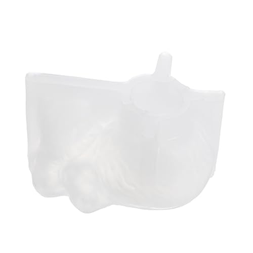 GLSTOY Silikon Blumentopfform Katze Liegend Flexibel Strapazierfähig für Beton und Harz DIY Pflanzgefäß Gießform Kreative Garten Deko für Sukkulenten Kerzenhalter von GLSTOY