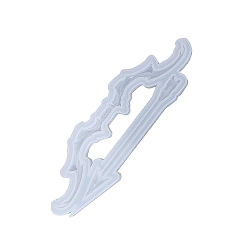 GLSTOY Silikonform DIY Bow And Arrow Gießform Flexibel Langlebig Antihaft Epoxidharz Basteln Schmuckherstellung für Kreative Handwerksprojekte von GLSTOY