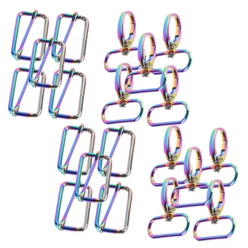 GLSTOY Swivel Lobster Schlüsselanhänger Teiliges Buntes Legierungs Karabinerhaken mit Federöffnung Drehbar Robust Rostfrei für Taschen und DIY Zubehör von GLSTOY