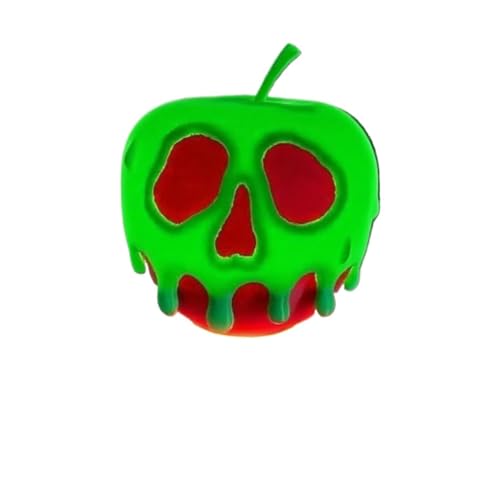 Candy Apple Licht Scary Schädel Ornament Harz Handwerk Halloween Dekorative Ornament Party Geschenke von GLSZNQO