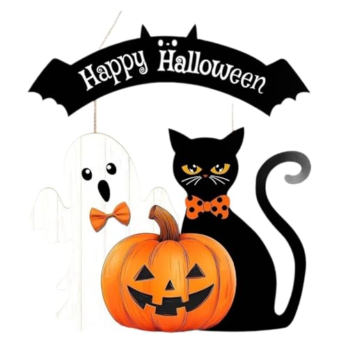 GLSZNQO Kreative Happy Halloween Tür Hängen Anhänger Holz Kürbis Hof Ornament DIY Tür Kränze Hause Dekoration GLSZNQO Kreative Happy Halloween Tür Hängen Anhänger Holz Kürbis Hof Ornament DIY Tür Kränze Hause Dekoration von GLSZNQO