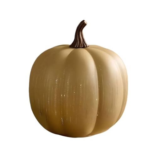 GLSZNQO Kürbisse Halloween Kürbis Lampe Fee Urlaub Dekorationen LED mit Timer Ornamente(Beige L) von GLSZNQO